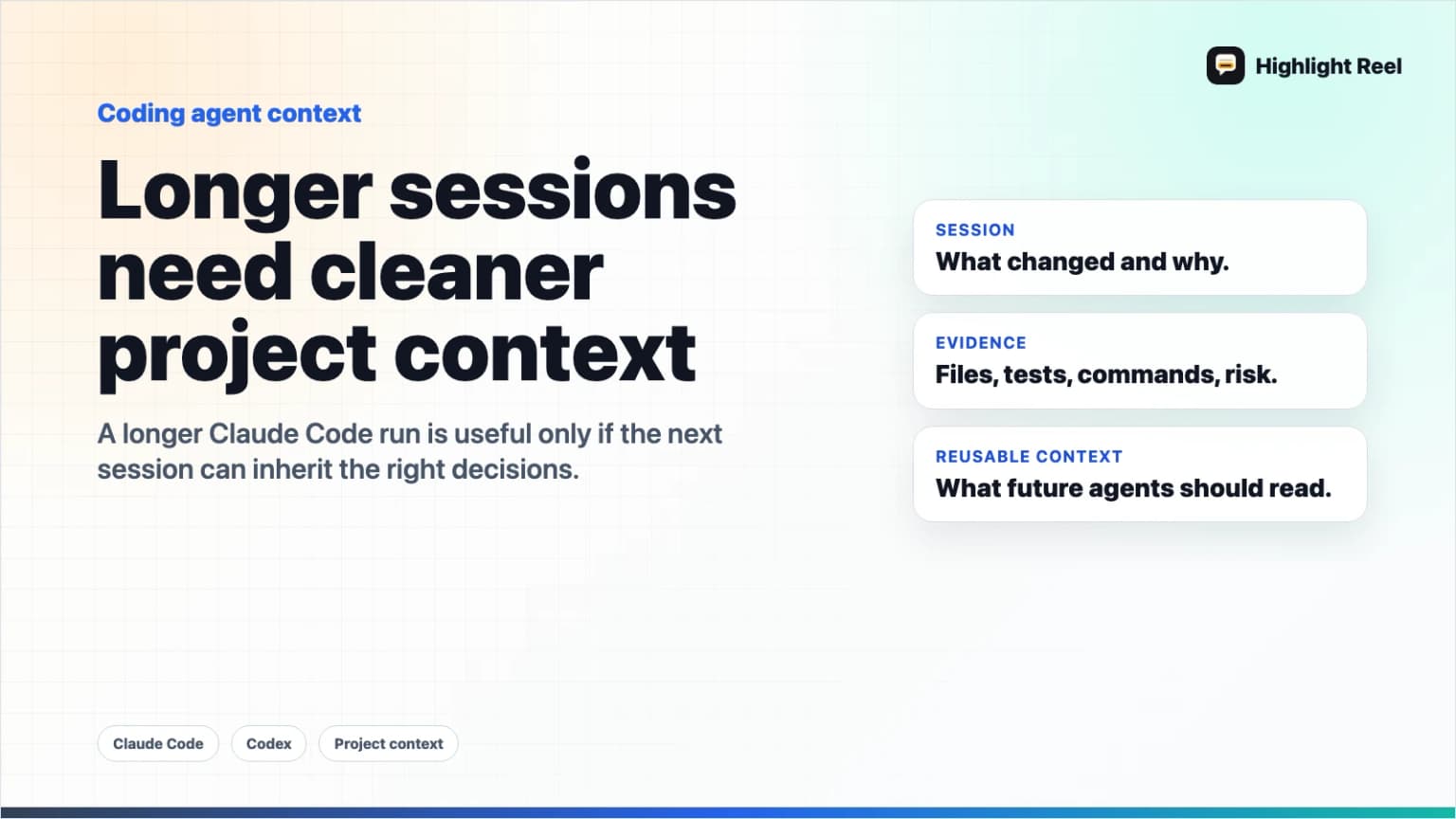 Longer Claude Code Sessions Need Cleaner Project Context
