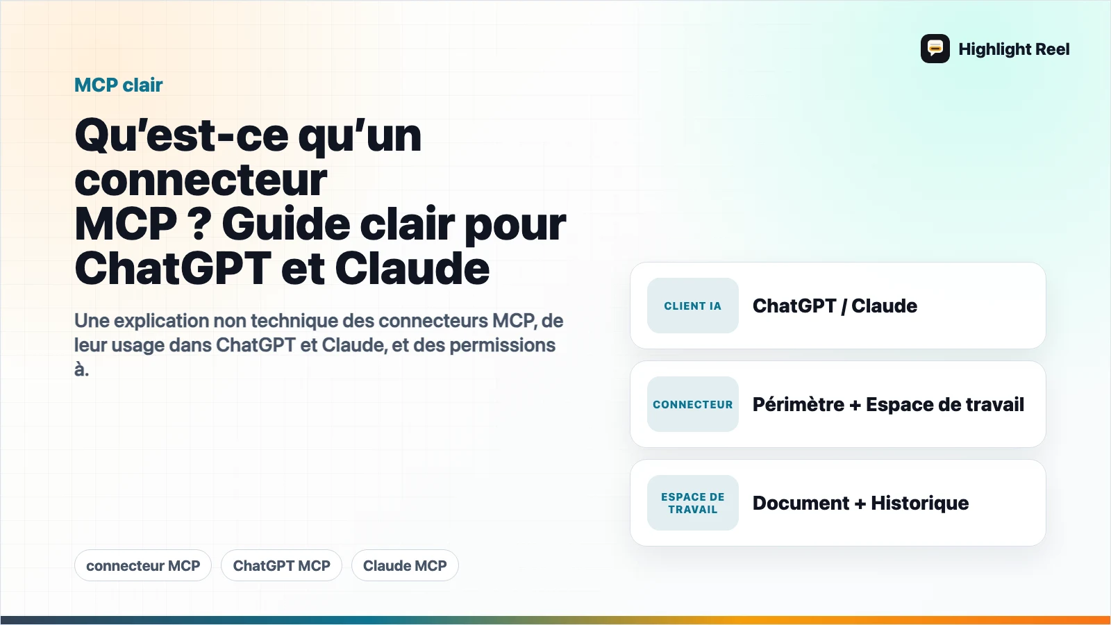 Qu’est-ce qu’un connecteur MCP ? Guide clair pour ChatGPT et Claude