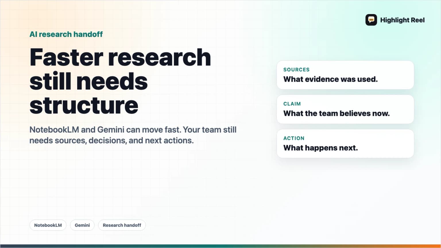 NotebookLM and Gemini Make Research Faster. Sharing It Still Needs Structure