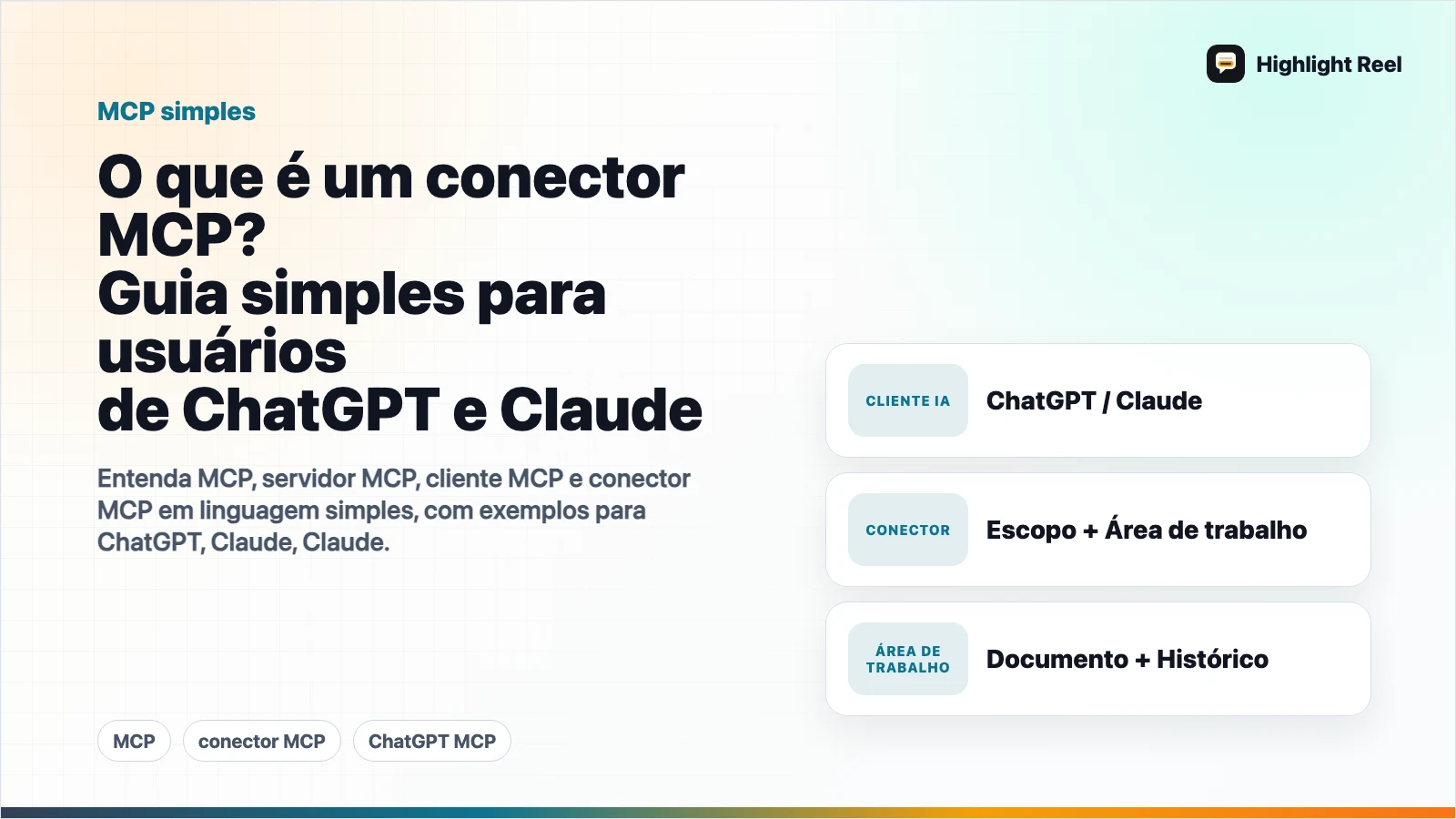 O que é um conector MCP? Guia simples para usuários de ChatGPT e Claude